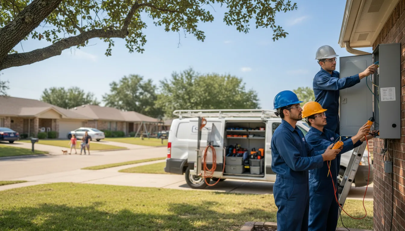 Certified electrician providing emergency electrical services in Gruetli Laager, TN